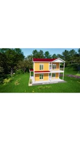 Resim Ballife Prefabrik 126 M2 Standart Dubleks Prefabrik Konut 