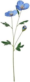 Resim Yapay çiçek, mavi, 57 cm, gelincik, iç-dış mekan 