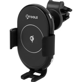 Resim Ktools Smart Qı Wireless Akıllı Kablosuz Hızlı Araç Şarj Cihazı ve Kablolu Çakmaklık Şarj Cihazı 