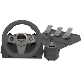 Resim cosmostech GT100V2 Racing Direksiyon Seti – Gerçekçi 270° Dönüş, Vites & Pedal, Ps4, Pc , Xbox ,N.Switch Uyumlu 