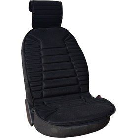 Resim Oto Koltuk Minderi Siyah Ön 2'Li Set. Direksiyon Kılıfı 