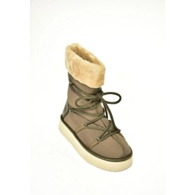 Resim T476383004 Haki Kumaş Kar Botu 