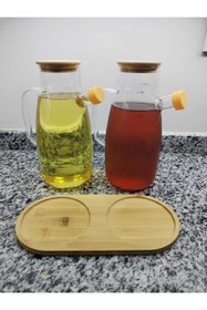 Resim BACK SINE Bambu Yağdanlık Altlığı - İki Bölmeli - Sosluk Sirkelik Altlığı 1 Adet 