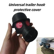 Resim 1 adet Araba Römork Topu Kapağı, Evrensel Otomobiller ve Karavan Çekme Kancası Dekorasyonu ve Koruma için Uygun, Römork Topu Dekoratif Kapak, Koruyucu Gardırop 