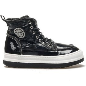 Resim Guja Kadın Taş Detaylı Sneaker Günlük Bot 36-40 24k 23k321-7 Z Siyah Siyah 