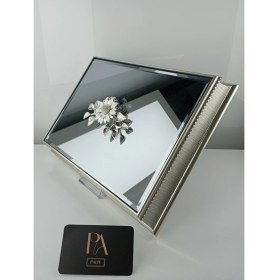 Resim Aynalı Kutu Gondol Şekerlik Sunumluk Söz Nişan Kız Isteme Çikolatalık Dekoratif Obje Biblo Süs Eşya 