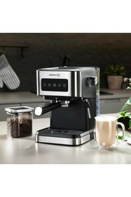 Resim KORKMAZ Java Süt Köpürtücülü Espresso Kahve Makinesi A981 