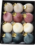 Resim Suntek Festival Partisi Için 12 Adet Yılbaşı Ağacı 6cm 