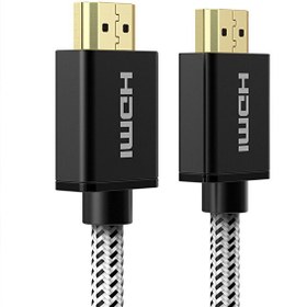 Resim HD501-30-BK-BP 3 M 4K 60 Hz HDMI V2.0 Ses ve Görüntü Aktarım Kablosu 