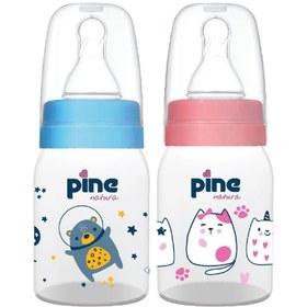 Resim Pine Natura Dar Ağızlı Cam Biberon (150 ML) 1adet 