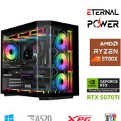 Resim ETERNAL POWER RYZEN 7 5700X 32G DDR4 1TB M.2 RTX5070Ti A520 A750W 