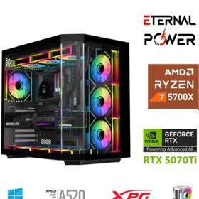 Resim ETERNAL POWER RYZEN 7 5700X 32G DDR4 1TB M.2 RTX5070Ti A520 A750W 