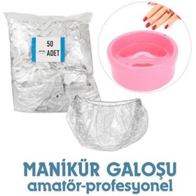 Resim Belle Fusion BFS Manikür Galoşu 50 li PAKET 