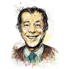 Resim Münir Özkul Ahşap Retro Vintage Poster 