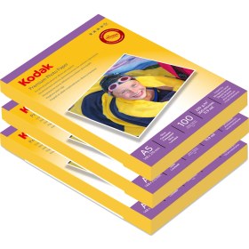 Resim Kodak 230 g/m2 15 x 21 cm Parlak (100x3) 300'lü Inkjet Fotoğraf Kağıdı 