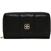 Resim Kadın Siyah Kapitone Cüzdan Derimod