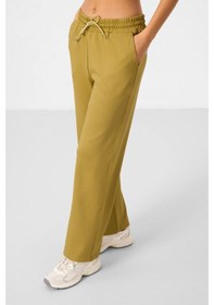 Resim Koyu Hardal Yumuşak Dokulu Kapüşonlu Oversize Kadın Eşofman Tunik Takım - 95348 Koyu Hardal/koyu Hardal 