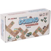 Resim NessiWorld RD5649 Ahşap Domino Oyunu Araçlar -Redka 