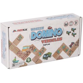 Resim NessiWorld RD5649 Ahşap Domino Oyunu Araçlar -Redka 