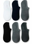 Resim çorapmanya Erkek Karışık Renk Bambu Görünmez (sneaker) Spor Ayakkabı Çorabı 