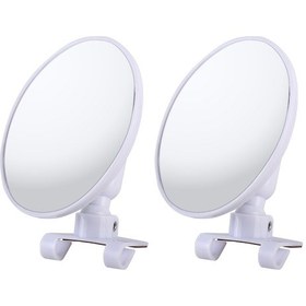 Resim 2 Adet Araba Orta Boy Dikiz Aynası Kör Nokta Yan Asistan Aynası Beyaz 