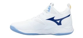 Resim Mizuno Wave Dimension MID Unisex Voleybol Ayakkabısı Beyaz / Mavi 