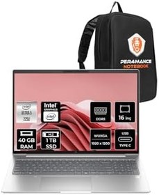 Resim HP EliteBook 6 G1i Ultra 5 225U 40GB 1TB SSD Intel Graphics 16" WUXGA FDOS Notebook & PER4 Çanta 
