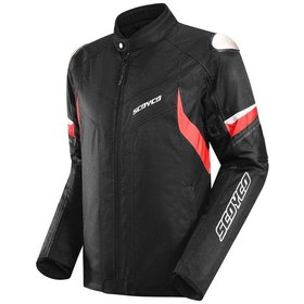 Resim Scoyco JK176 - 4 Mevsim Mont Kırmızı Siyah 