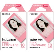 Resim Fujifilm Instax Mini Pink Lemonade 10x2 Film Seti 