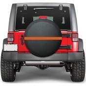 Resim Dancemonkey 15 İnç Kalın Suni Deri Lastik Kapağı, Yansıtıcı Fg-3 Yeşil 