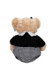Resim Sevimli Elbiseli Peluş Ayı 37 Cm Yumuşacık Hediye Ayıcık Çok Renkli 
