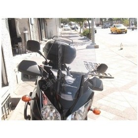 Resim Zeus Motor 2004-2010 Suzuki V-strom Dl650 Uyumlu Ön Cam Açık Füme 