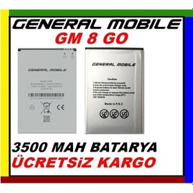 Resim General Mobile Gm 8 Go Pil Batarya G006 Pil Kodu 3500 Mah 