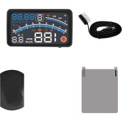 Resim Skyeyyt Araba Düz Monitörü Obdii Euobd 5.5 Inç Ön Cam Projektör Hud Su Sıcaklığı Değişim Hatırlatıcı. Rpm Km/s (Yurt Dışından) 