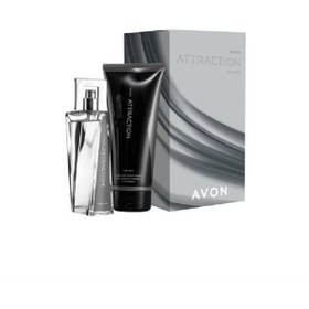 Resim Avon Attraction 75 Ml Erkek Parfüm Seti 
