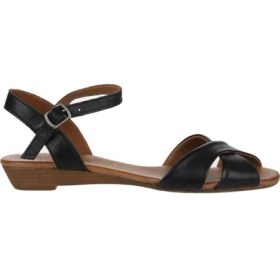Resim Bueno Shoes Siyah Deri Kadın Sandalet 01WN3808 01WN3808 