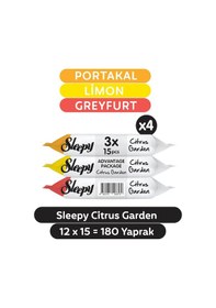 Resim Sleepy Citrus Garden Cep Mendili 12 X 15 Cm 180 Yaprak 
