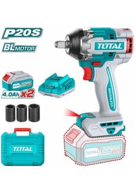 Resim Total Tıwlı 2050 Akülü Somun Sökme 650 Nm 20 V 4,0 Ah 