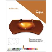 Resim Cam Lavabo Tuğra Modeli 90 x 56 CM 