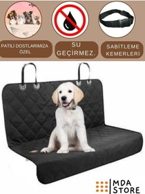 Resim Arnee Araç Oto Köpek Oto Koltuk Kılıfı Köpek Araba Örtüsü Su Geçirmez Koltuk Kılıfı Köpek Koltuk Örtüsü 