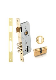 Resim Kale Kilit 2000 Çelik Kapı Kilidi Demir Kapı Kilidi 45mm 