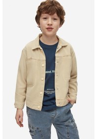 Resim Nk Kids 48703 Erkek Çocuk Krem Kanyon Ceket Krem 