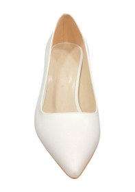 Resim Merry Pace 6394066z 7 Cm Kadeh Topuklu Sivri Burun Kadın Stiletto Ayakkabı Beyaz 