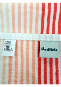 Resim Özdilek Kadife Pamuk Plaj Havlusu 70x150 -lineup Sarı Sarı 