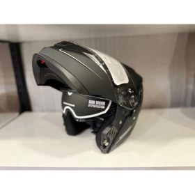 Resim Kask Shıro Discover Sv Mat Siyah 