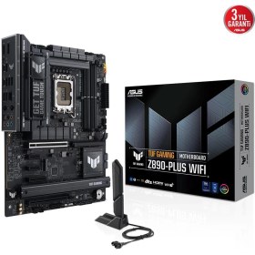 Resim ASUS TUF GAMING Z890-PLUS WIFI DDR5 4XM2 USB3.2 RGB LAN ATX 