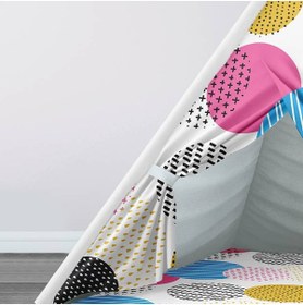 Resim instababyrooms Çocuk Oyun Çadırı Geometrik desen Dijital Baskılı 