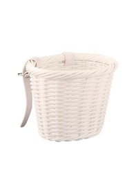 Resim Suntek Bisiklet Gidon Sepeti Evcil Hayvan Taşıyıcı Piknik Beyaz 