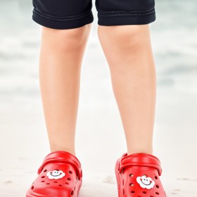 Resim Kiko Kids Bester Eva Plaj Havuz Okul Kreş Erkek Çocuk Terlik Kırmızı 