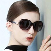 Resim 1 Çift Şık Kadınlar için Gradyan Moda Gözlük - Rahat ve Trendy Büyük Yuvarlak PC Çerçeve, Günlük Kıyafetler İçin Aksesuar 